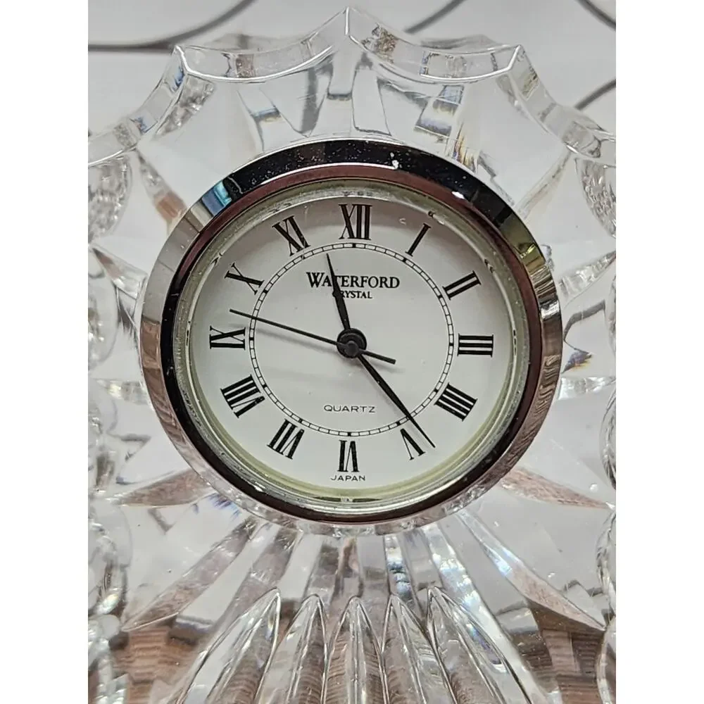 Waterford Crystal small fluted domed clock 3